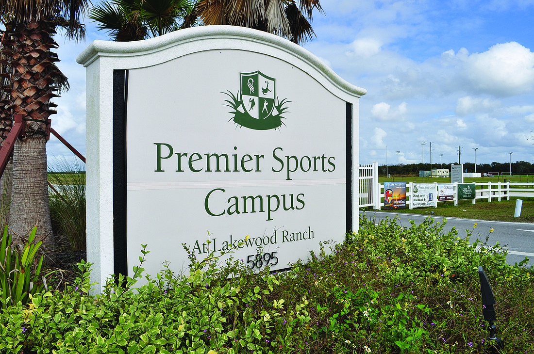 Major League Football officials say Premier Sports Campus at Lakewood Ranch, with its 22 fields, nine of which are lighted, are enticing for a future headquarters site. File photo