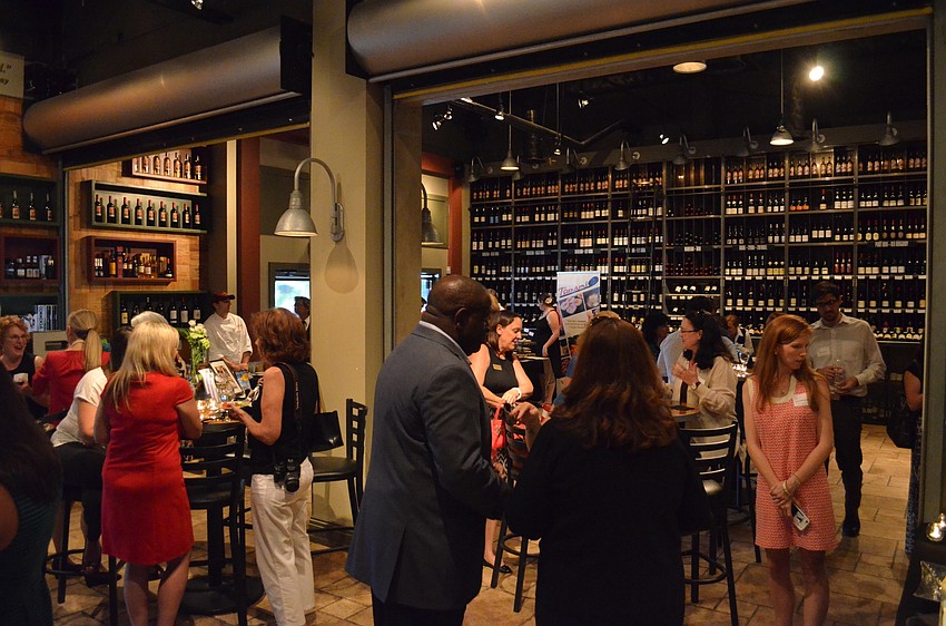 Michael’s Wine Cellar during the preview of the tenth Savor Sarasota