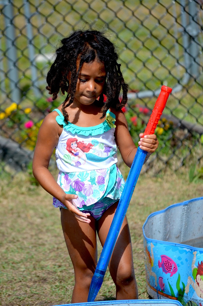 Shadai Margia enjoys an afternoon in the sun.