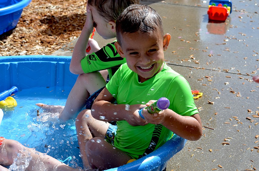 Bryce Santoro shoots water at a teacher (and he isn't sorry).