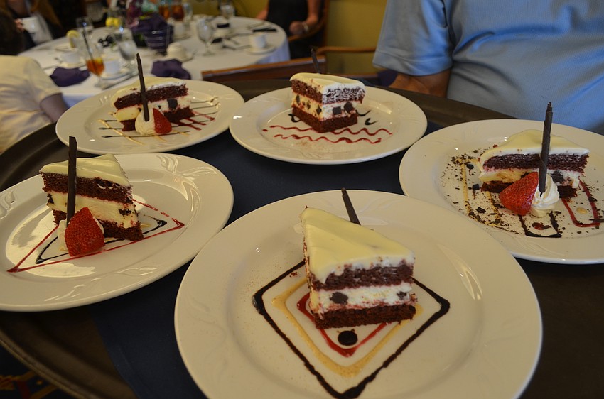 Each dessert was unique — just like the items at Exit Art.