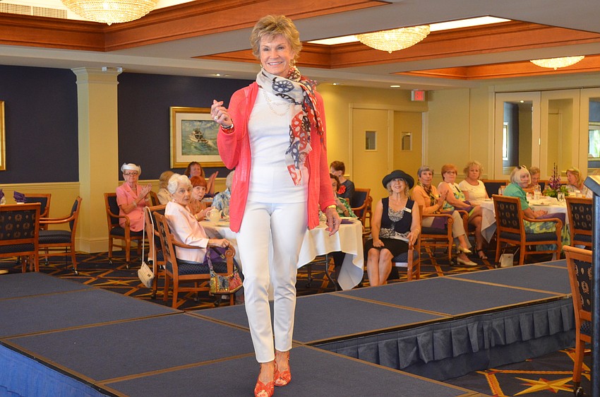 Pat Anderson models.