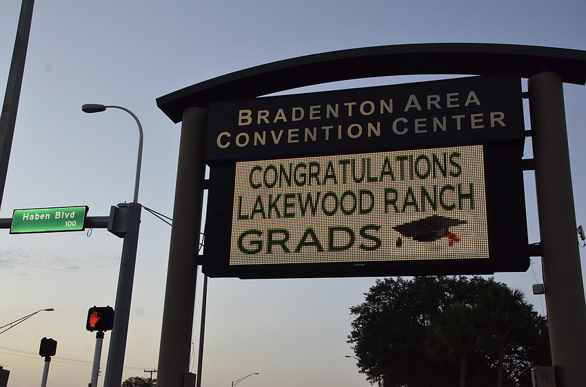 Lakewood Ranch's 490 seniors graduated at the convention center.