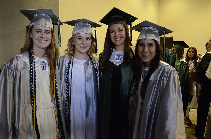 Megan Hardy, Hannah Watts, Isabelle Klein and Danielle Guida