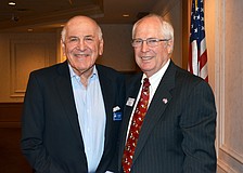 JFCS Board Chair Joe Mendels and Luncheon Chair Troy Scott
