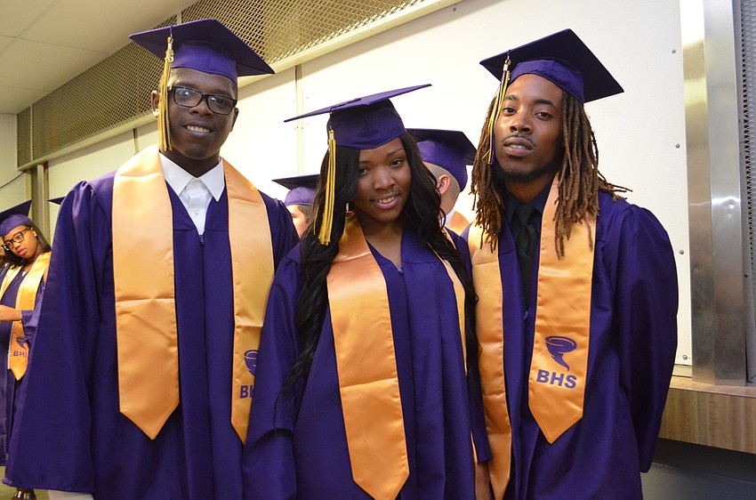 Cedric Lee, Cha’ liyah Bradley and Dominic Moody