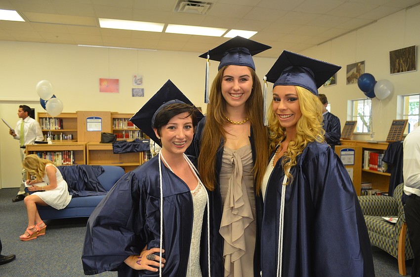 Jordan Towsley, Monica Costa and Madison Shaw