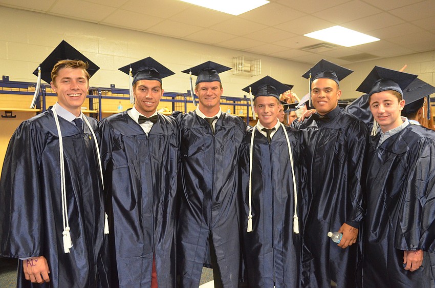 Mark Sulimirski, Jake Romine, Austin Hoppe, Carson Jungers, Desmond Lindsay and Nick Romano