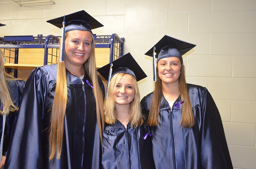 Jade Bond, Abby Bannar and Taylor Albano