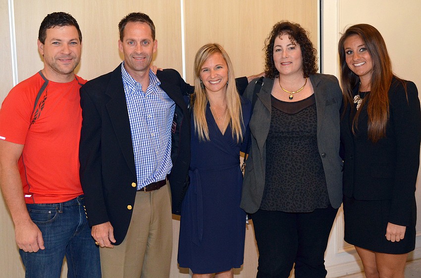 Garrett Amadon, David Jackson, Whitney Bartlett, Kimberly Welty and Dominique Horton