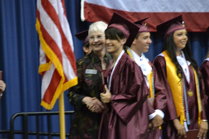 Kaitlyn Coggins poses with Caroline Zucker.
