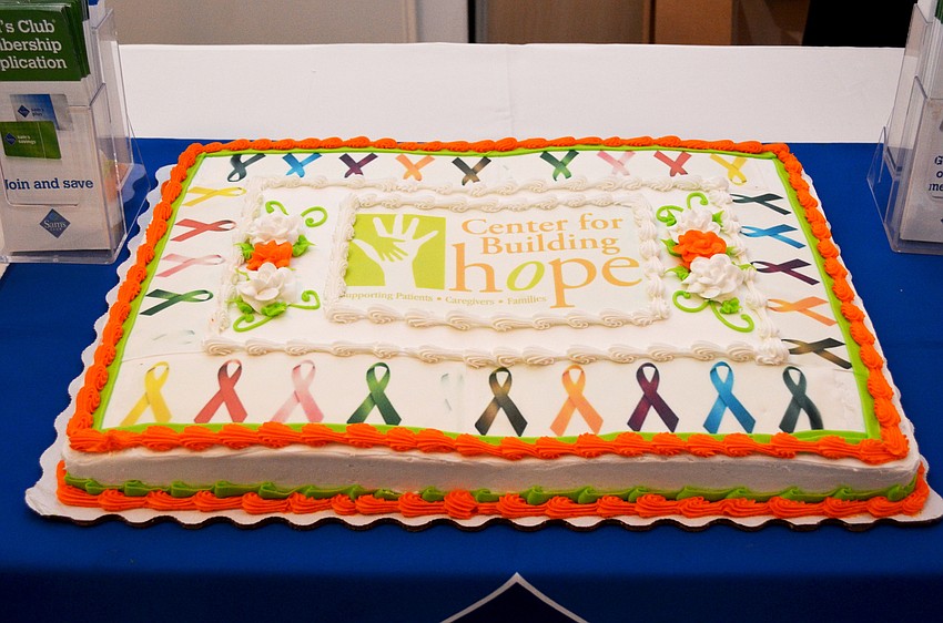 Sam’s Club created a marble sheet cake for Center for Building Hope’s Silver Lining Luncheon.