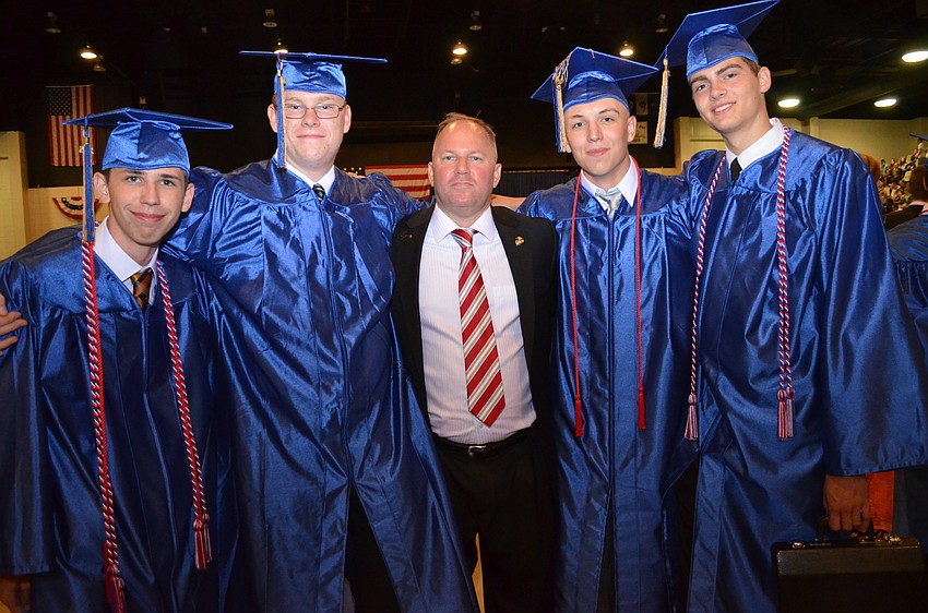 Tyler Fritzsching, Luke Hardy, Ron Filipkowski, Mateusz Pochopien and Jordan Saba