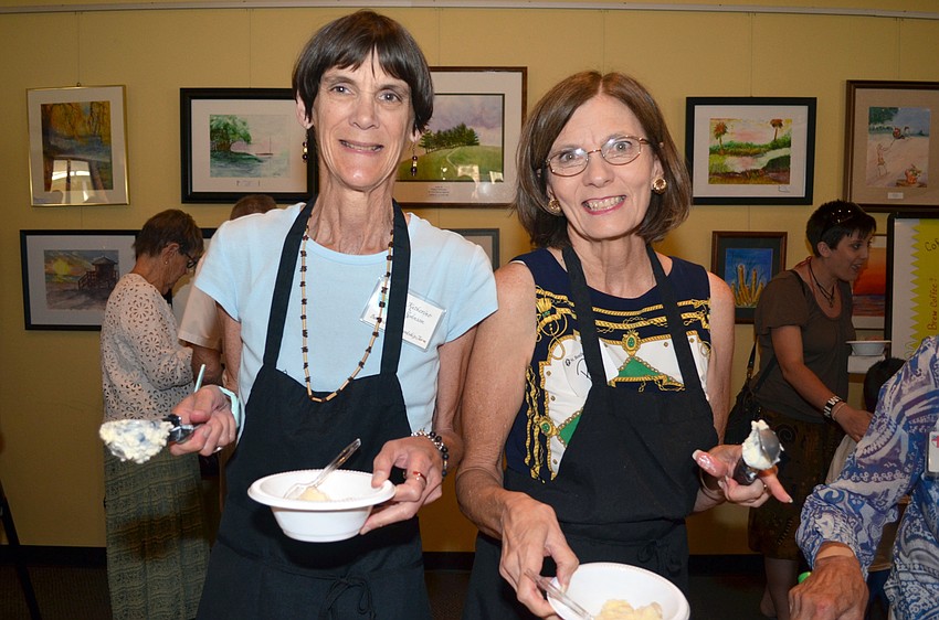 Katherine Johnson and Peg Davant