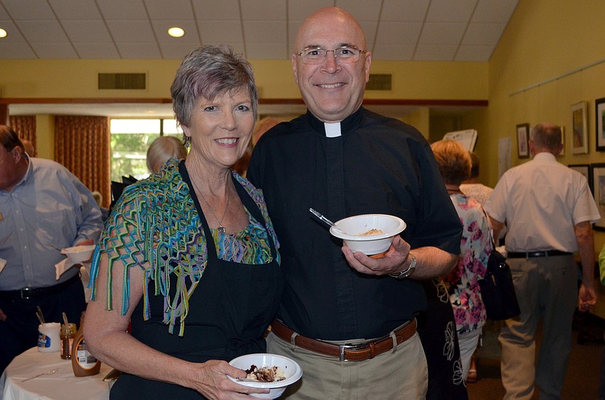 Susan Rife and Fr. John Hall