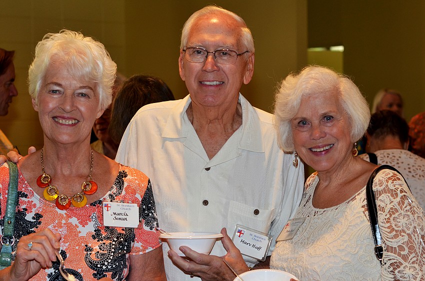 Marcia Seman with Marv and Jan Huff