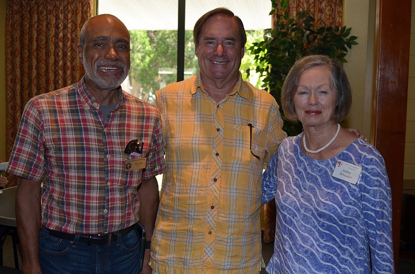 Reg Irvine, Jonathan Percival and Holley Schroeder