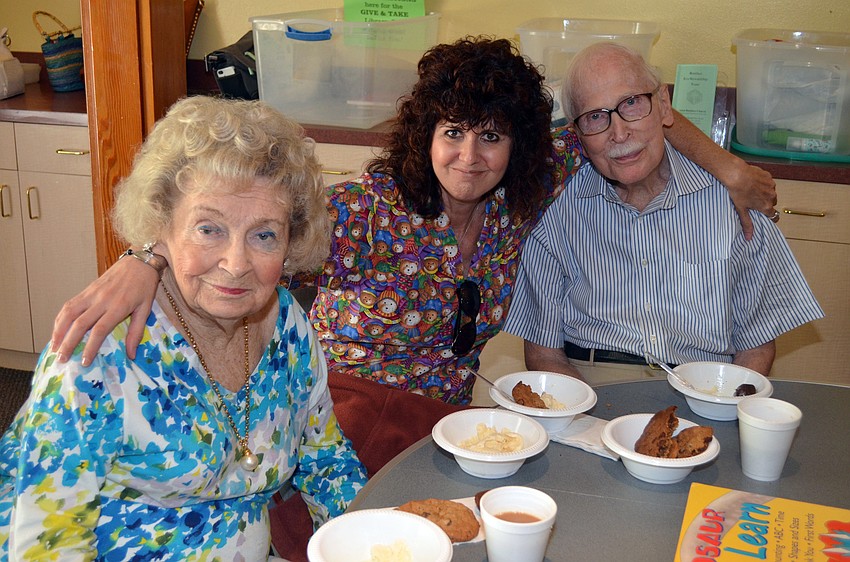 Virginia Miles, Suzanne Jones and Leland Miles