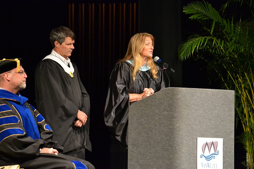 Blake Wiley and Lori Moyer served as the senior class sponsors for the 2014-2015 school year.