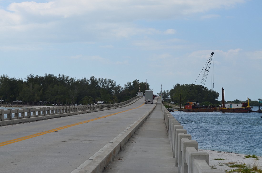 The Longboat Pass Bridge on the north end of the Key will have intermittent lane closures for bridge maintenance work starting Monday, June 1.