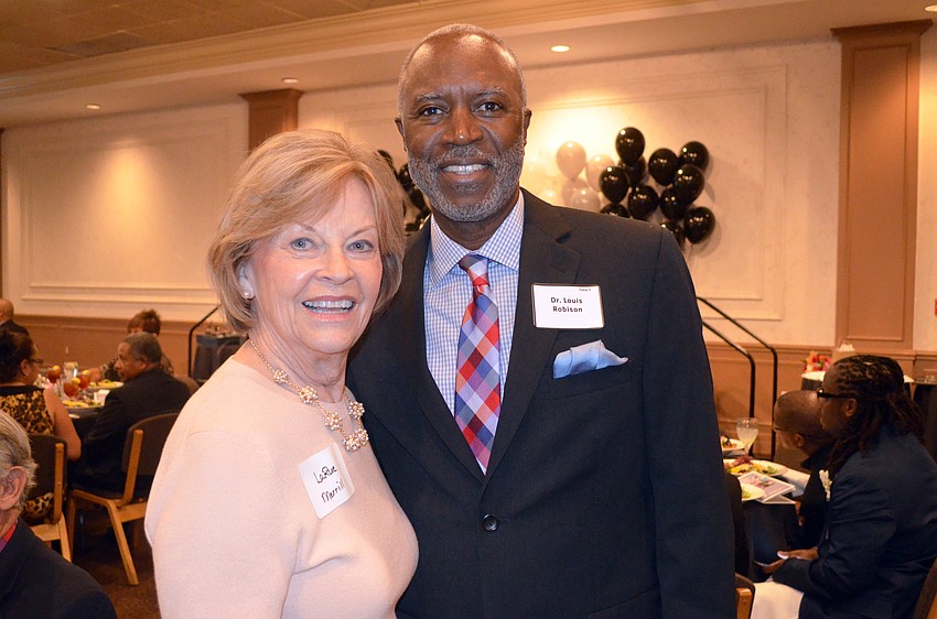 LaRue Merrill and Dr. Louis Robison