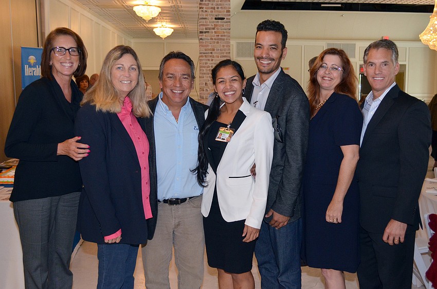Lisa Pattison, Julie and Jaime DiDomenico, Sheena Palacios, brian Manibusan, Shirley Roosevelt and Steve Hall