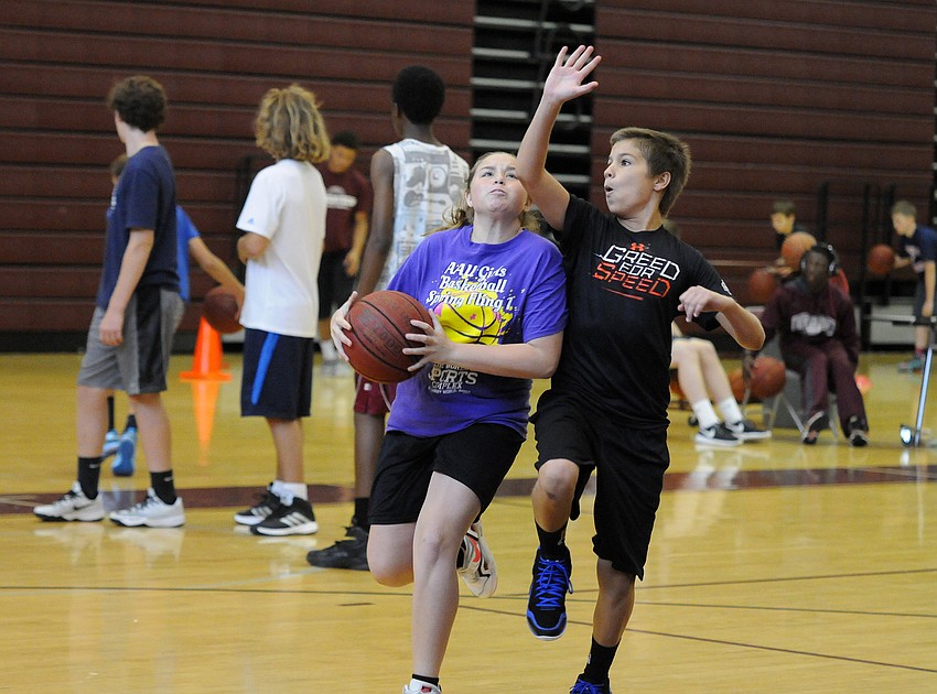 Pine View School shooting guard Julia Boehm goes up for a shot.