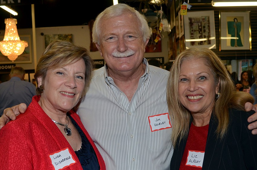 Linda DiGabriel, Jim Shirley and Liz Alpert