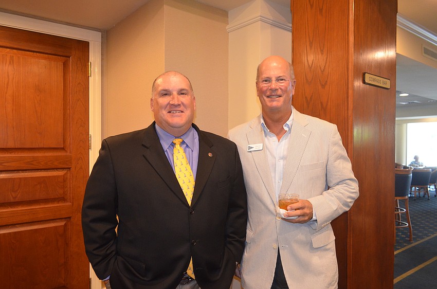 Bird Key Yacht Club General Manager Rob Brown and Mayson Brooks