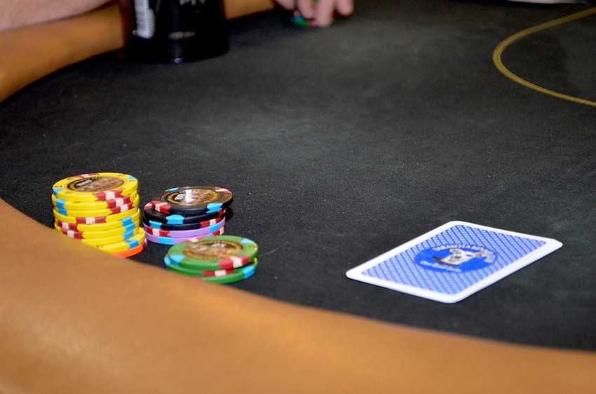 Proceeds from the Poker Tournament benefited the 4t of July fireworks display at Siesta Key public beach.