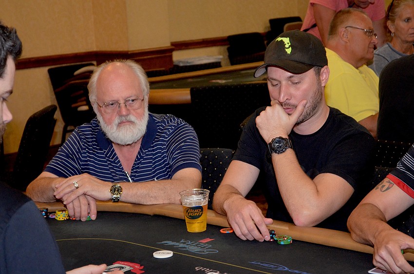 Bob Kirscher and Kevin Hipsher have perfected their poker faces.