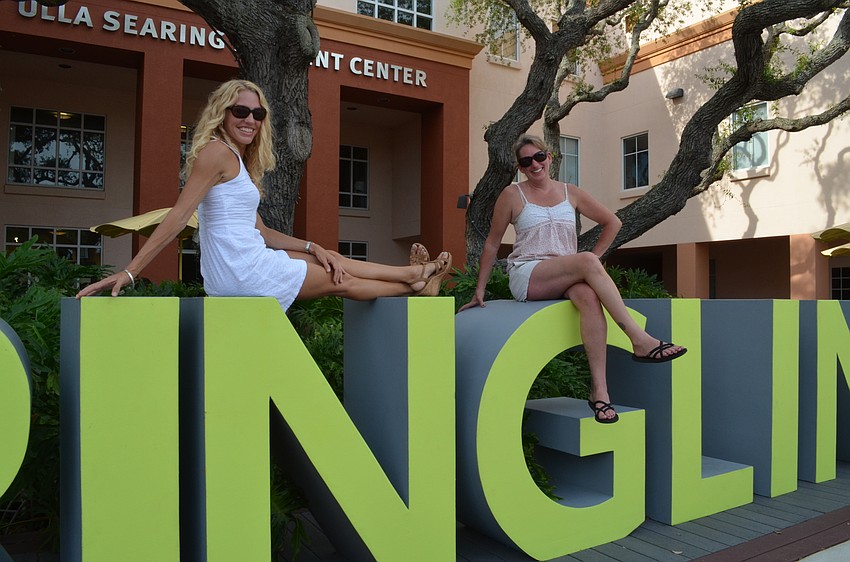 Candice Trinklein (1996) and Marie Cale (1995)