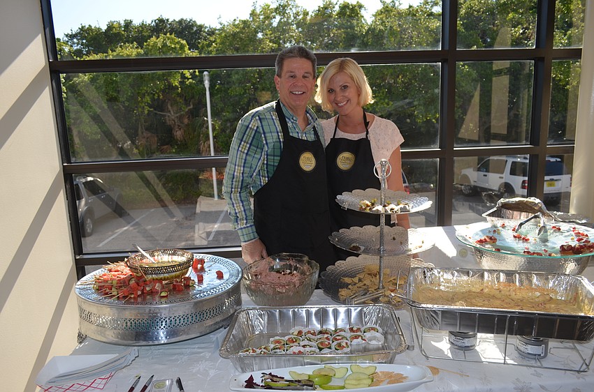 Jeff Minett and Mya Patton, of Hosted Gourmet