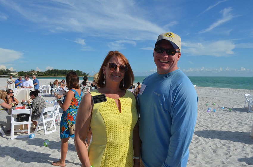 Julie Szymczak, of Home & Design, and Robert Dinan, of Dinan Realty