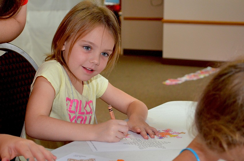 Luci Palmtag loves arts and crafts.