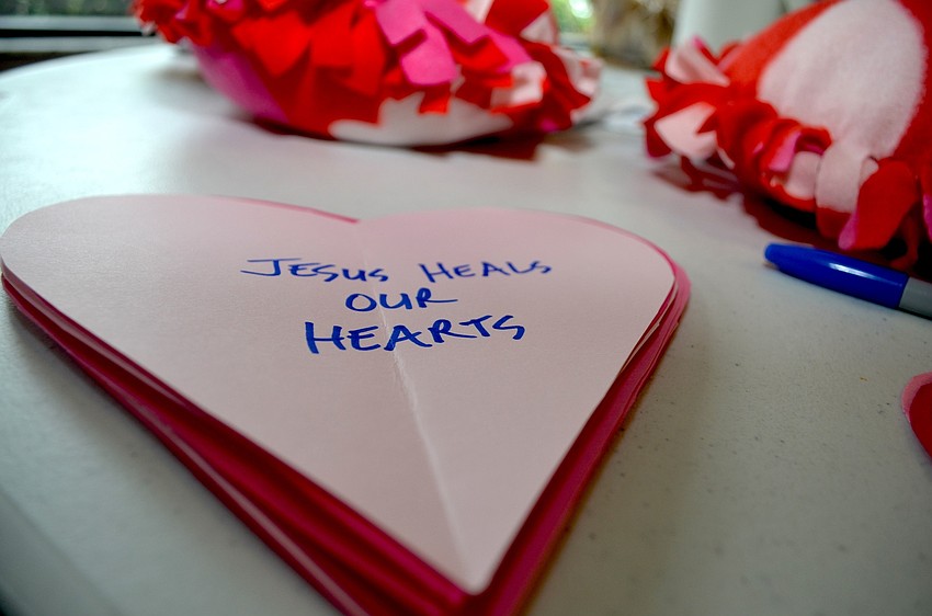 Fifty-five campers participate in the five-day camp of crafts, games and movies.