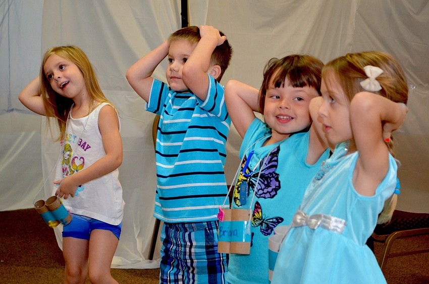 Campers enjoy dancing during camp.