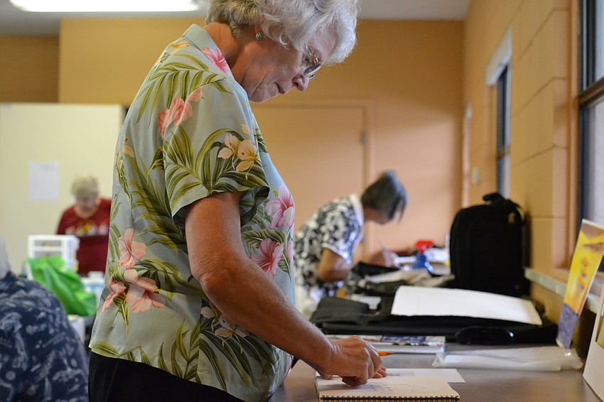 Jane Aguilard has been a member of the watercolor group since 2007 with her husband Jim.