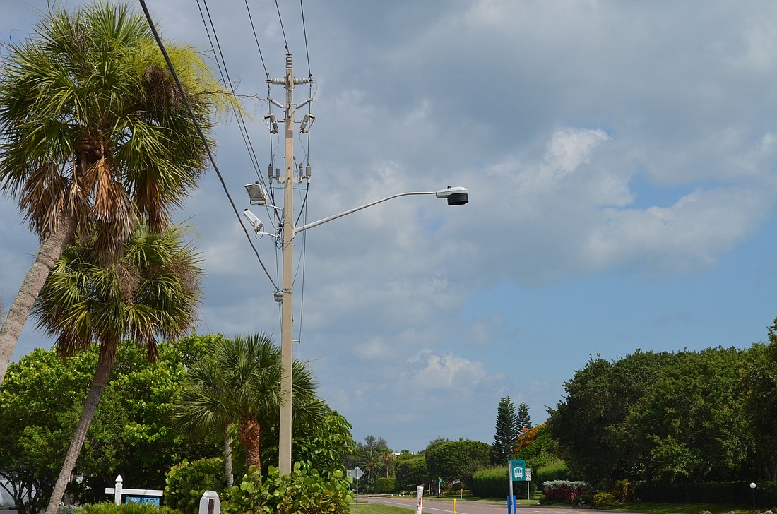 Burying power lines along Gulf of Mexico Drive would result in an 11.5-mile ditch that the town could use for a fiber-optic network.  Photo by Kurt Schultheis