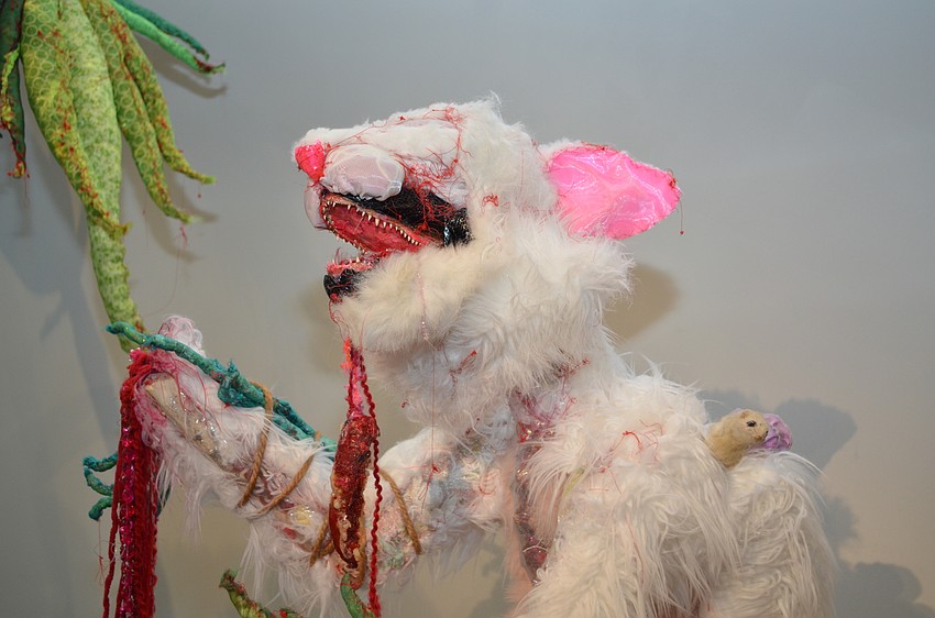 Kelly Boehmer’s “Palm Tree Lavina.”