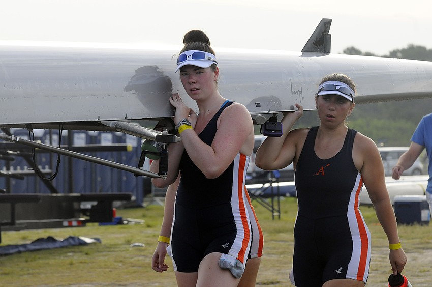 The Albany Rowing Club Women’s Youth 8+ finished sixth in its semifinal heat.