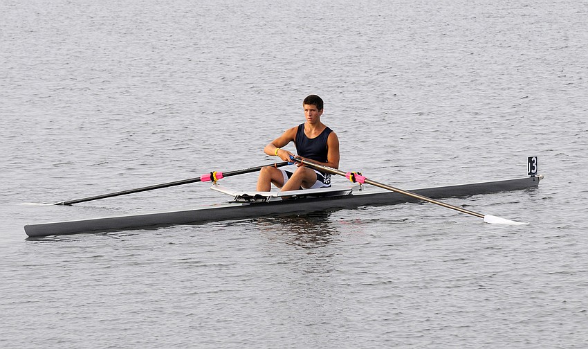 Emory Sammons competed in the Men’s Youth 1x for the Saratoga Rowing Association.