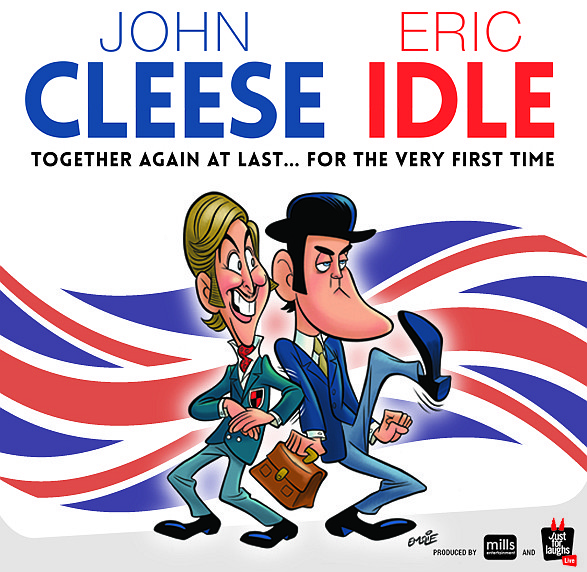 John Cleese and Eric Idle, one-third of Monty Python and comedy legends, will perform at the Van Wezel Performing Arts Hall on October 2.