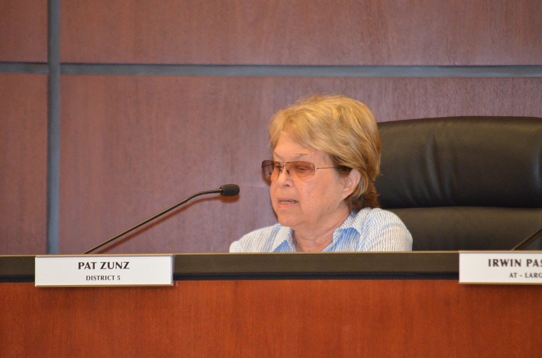 Commissioner Pat Zunz was the lone commissioner that failed to gain commissioner support for reconsideration of the current path.
