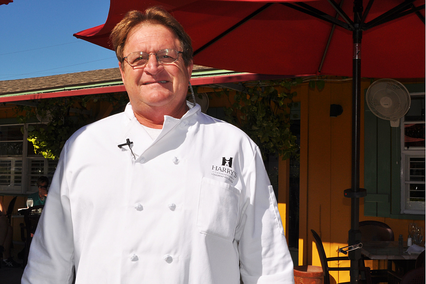 Chef and owner Harry Christensen