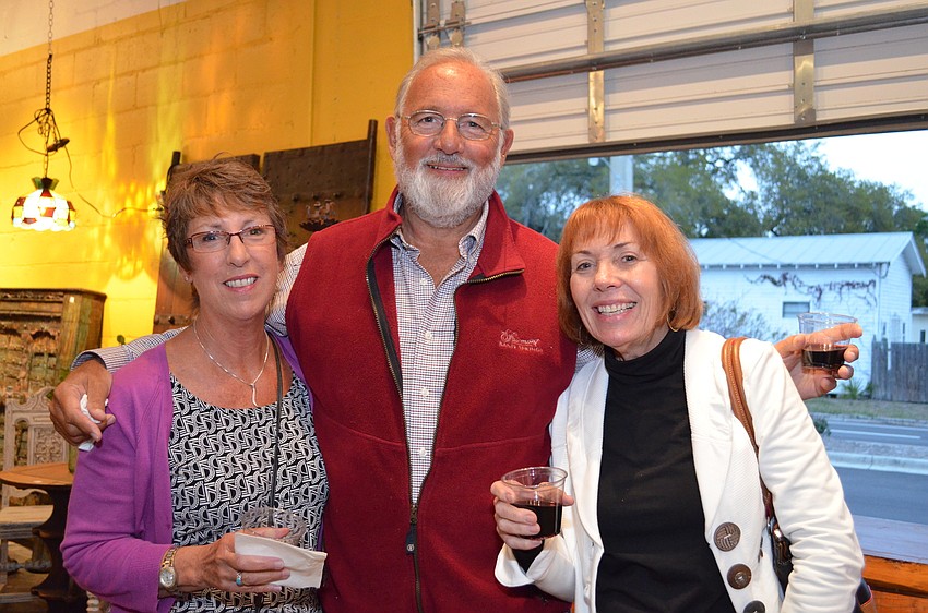 Gail and Bill Ericson with Kathy Goering.