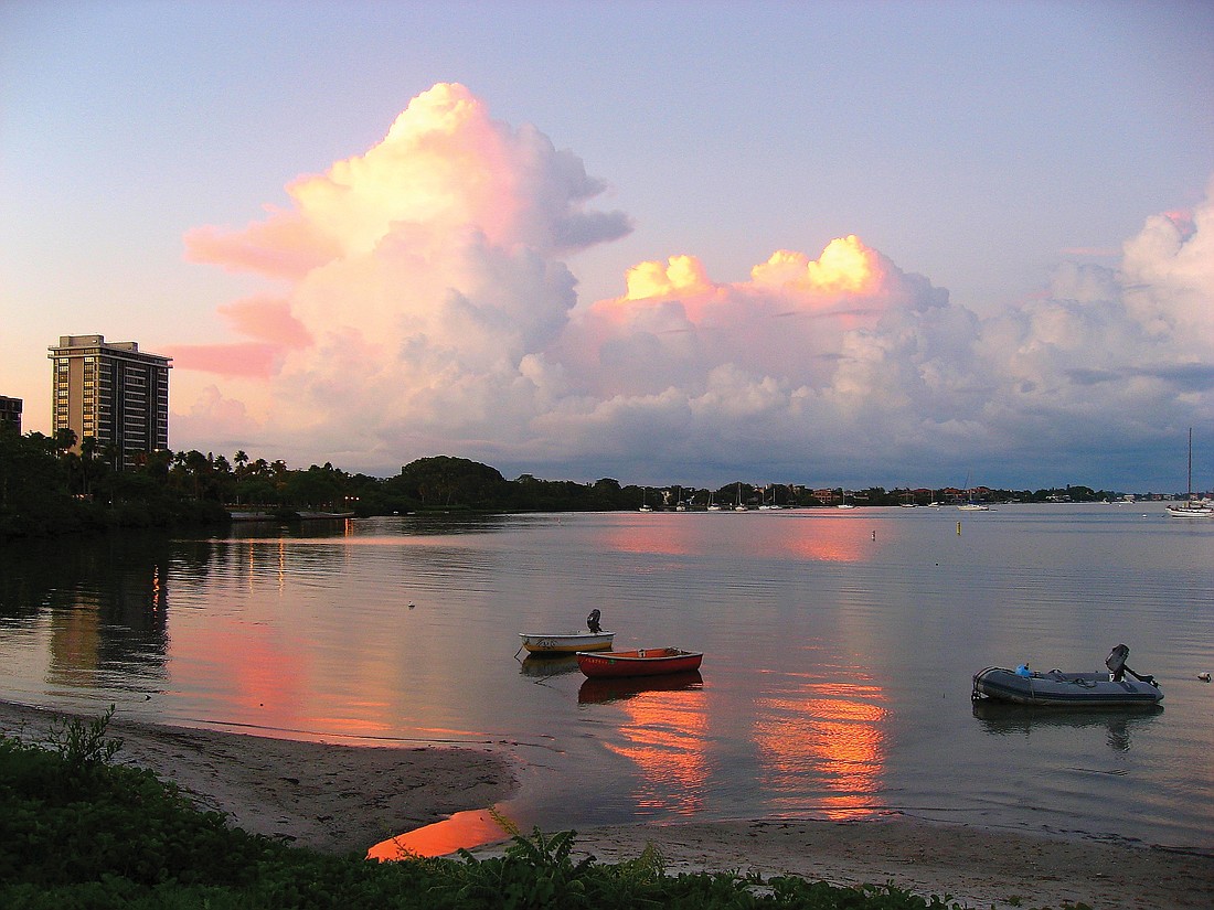 Charles Preston Rawls submitted this sunrise photo, taken at the Sarasota bayfront.