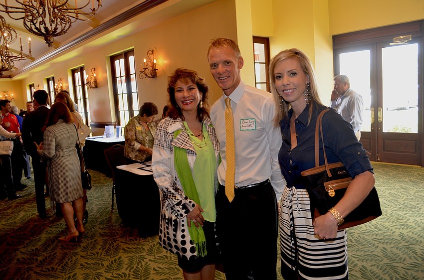 Shelly Glenn, Brian Long and Jennifer Bryan are excited about the guest speaker.