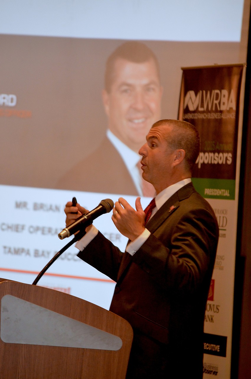 Brian Ford, of the Tampa Bay Buccaneers football team, describes the latest happenings of his team.