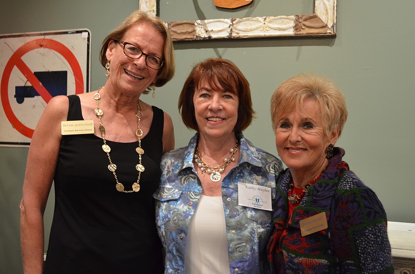 Bernie Gottschalk, Kathy Maybee and Bunny Skirboll at Compeer JAM 2015.